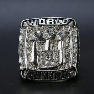 New York Giants Championship‎ Ring 2008 Super Bowl Fan Edition Eli Manning